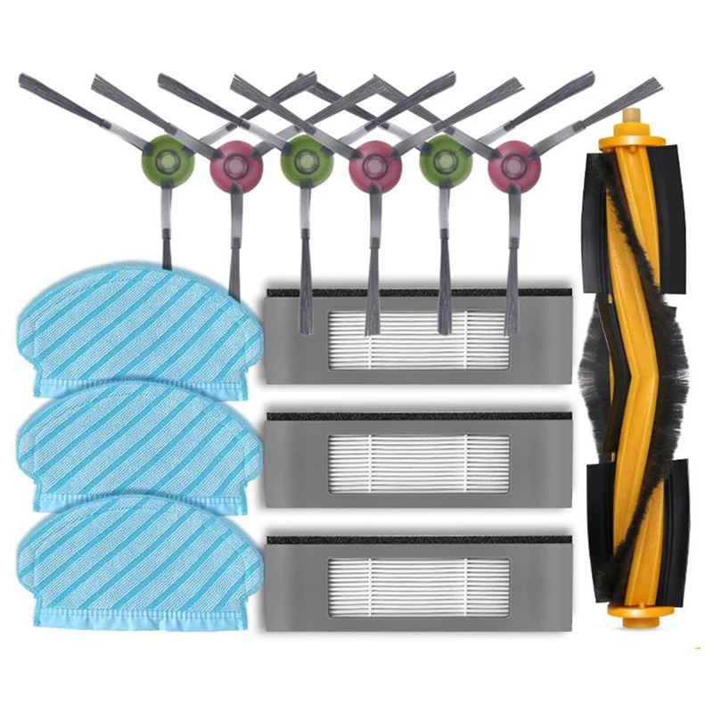 

Roller Side Brush Filter Mop Parts For Ecovacs Deebot OZMO 920/950 Yeedi 2 Hybrid Robot Vacuum Cleaner