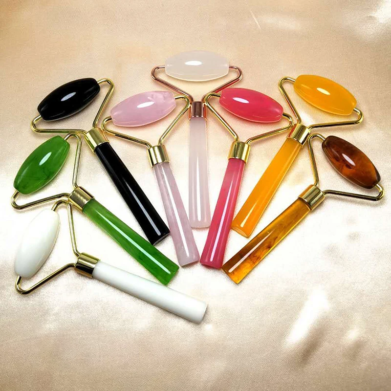 

1 шт. полимерный ролик для лица гуаша скребок подтягивающий массажер для похудения инструмент для красоты Инструменты для ухода за кожей против морщин