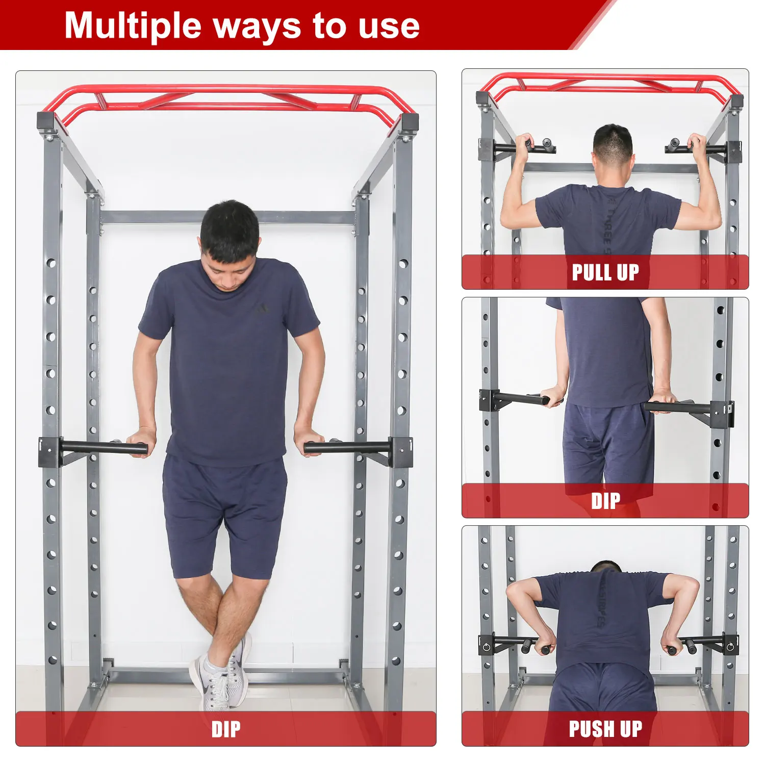 SYL Fitness Dip Bar 50 5 0 75 7 5 Power Rack Dip ps