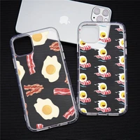 funny egg styles cartoon phone case transparent soft for iphone 12 11 13 7 8 6 s plus x xs xr pro max mini