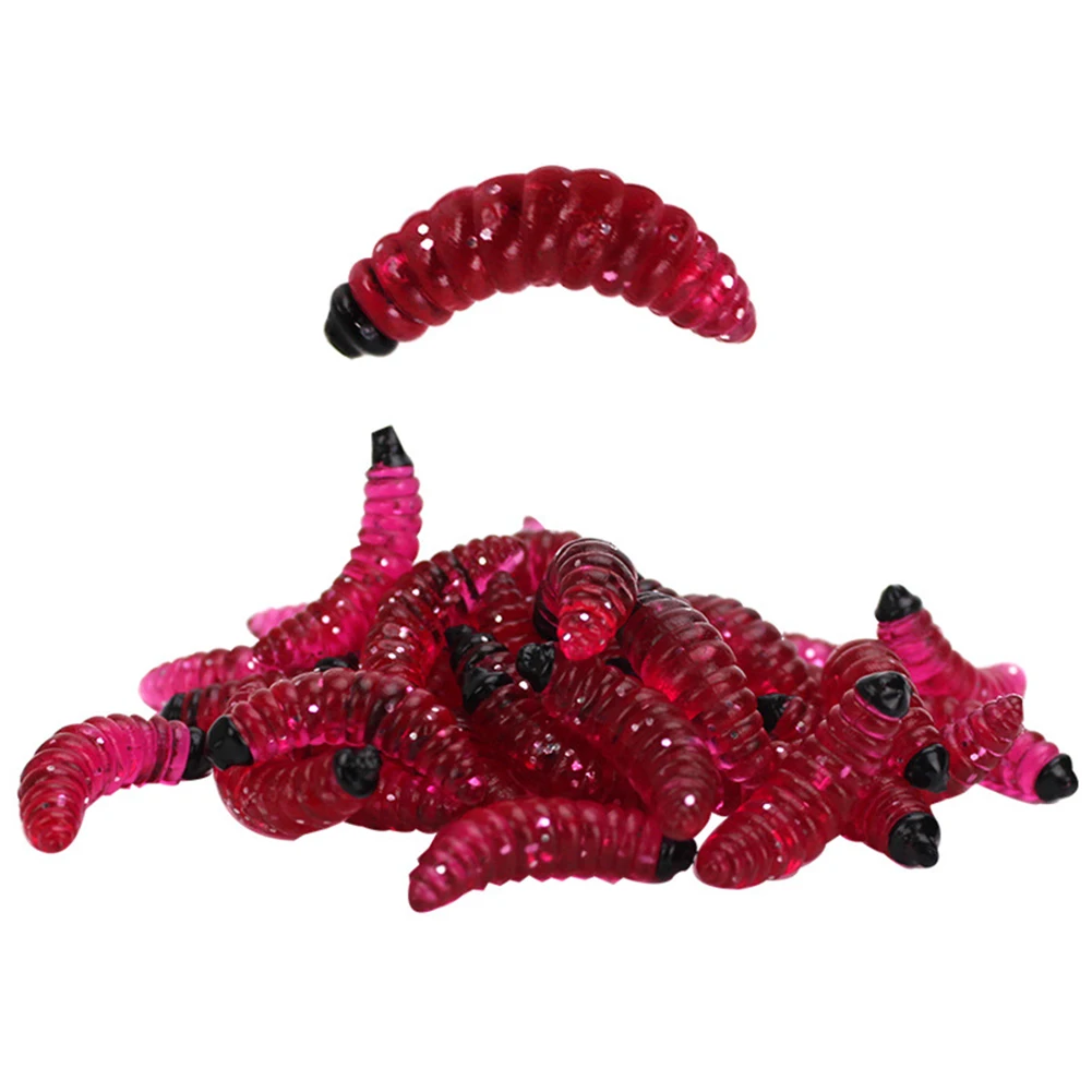 

Brand New Fishing Baits Fake Bait Best Accessory Like Real Maggots Realistic Shape Worm Fake Bait Fishing Tackle