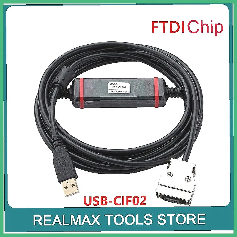Фото USB-CIF02 Позолоченный кабель для программирования ПЛК Omron CPM1 CPM1A/2A CQM1 C200HS C200HX/HG/HE для передачи данных №3
