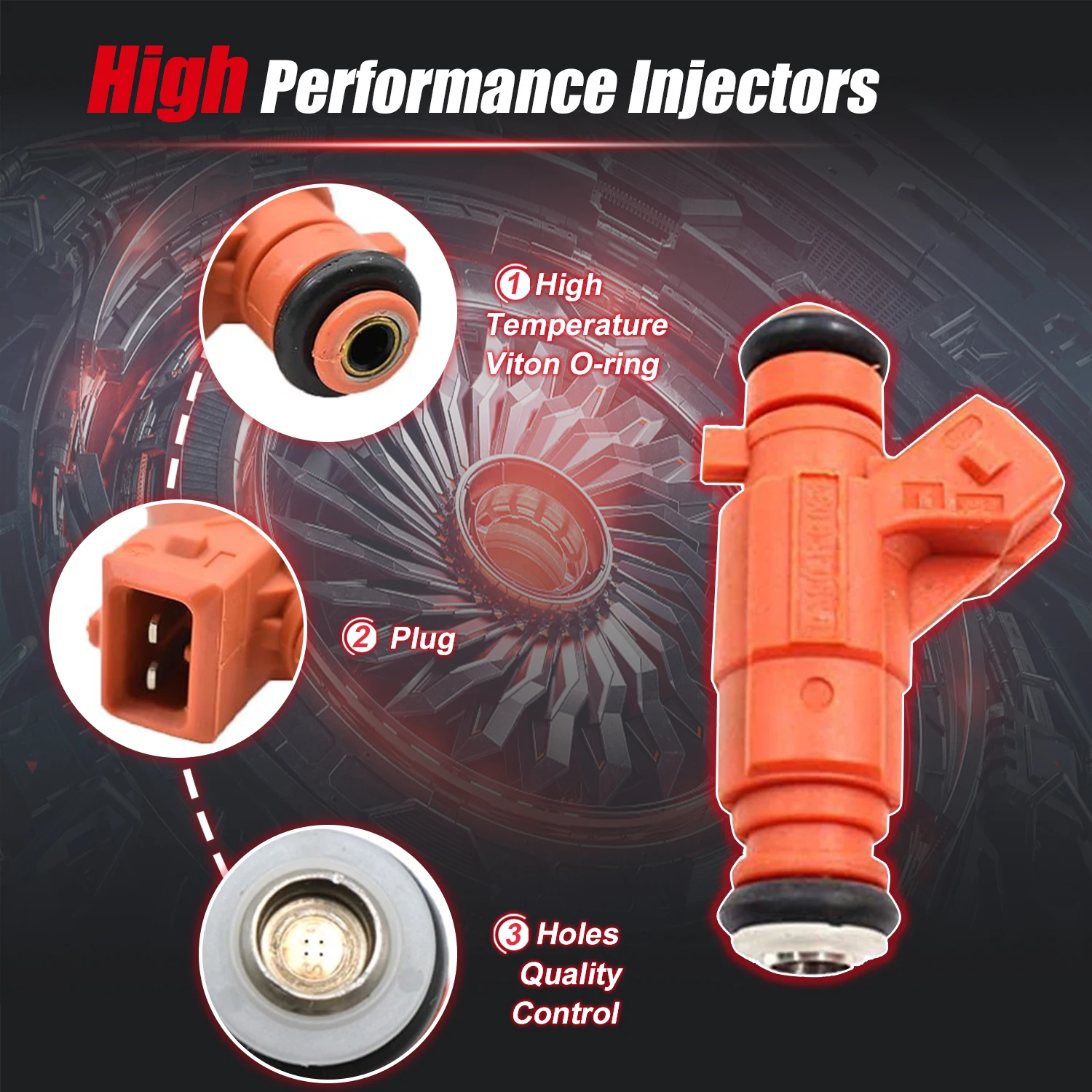 Фото 4 шт. топливные форсунки для Citroen C2 C3 Xsara Berlingo Peugeot 206 307 1007 Partner 1,6 16 В 2000-2014 0 280 156 034 0280156034 №3