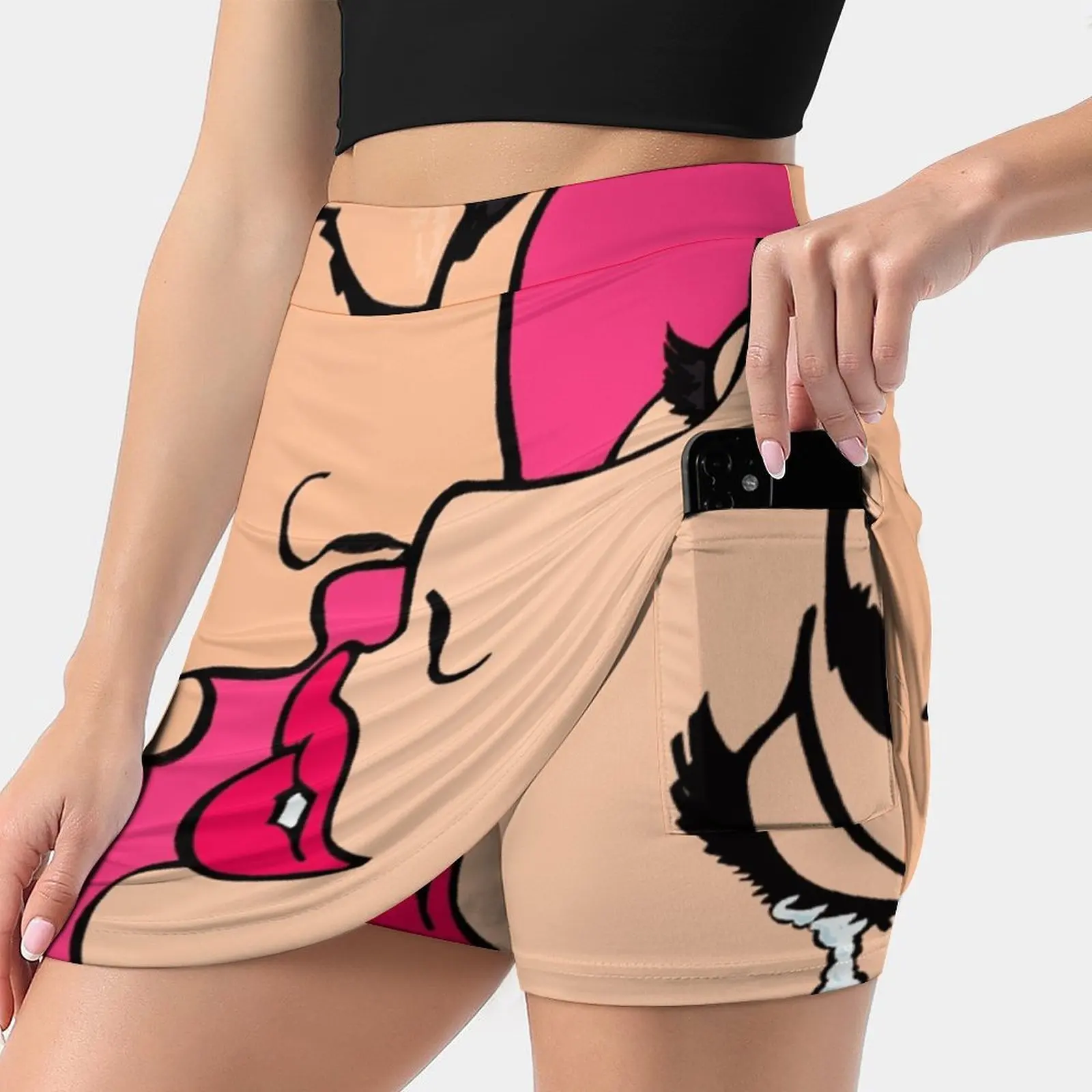 

Женская юбка с карманами The Kiss Of Pop Art, винтажная юбка с принтом, трапециевидная юбка, летняя одежда, Женская юбка с карманами, комиксное искус...