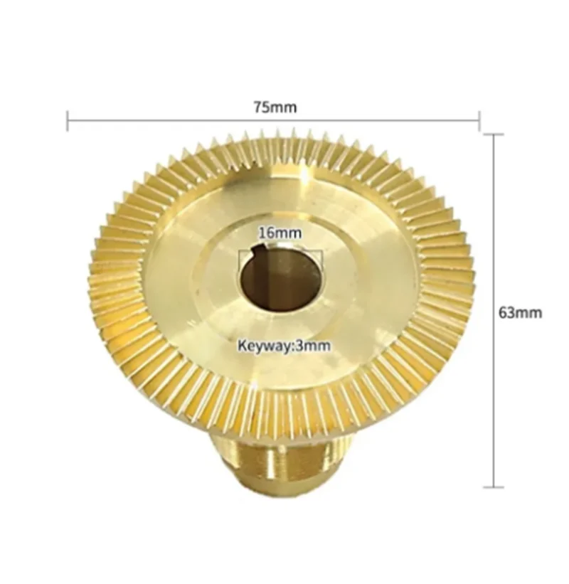1 шт. фрезерный станок коническая шестерня спиральная Bridgeport бронзовая для подачи
