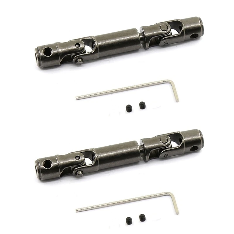 

2X Upgrade Metal CVD Drive Shaft For WPL D12 C14 C24 B14 B24 B16 B36 MN D90 MN99S Henglong RC Car Parts Accessories