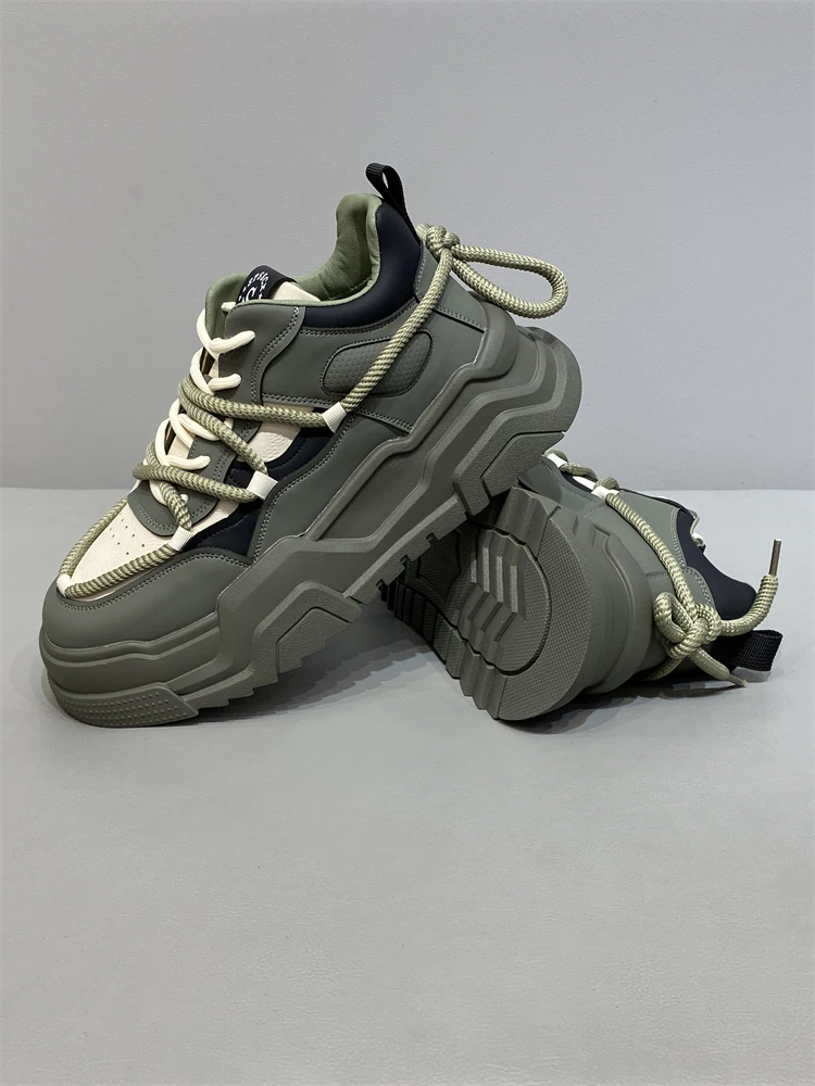 Men's Shoes 2024 Autumn and Winter New Korean Sle Platform Casual Single Cotton Same Fleece-lined Cotton-padded...