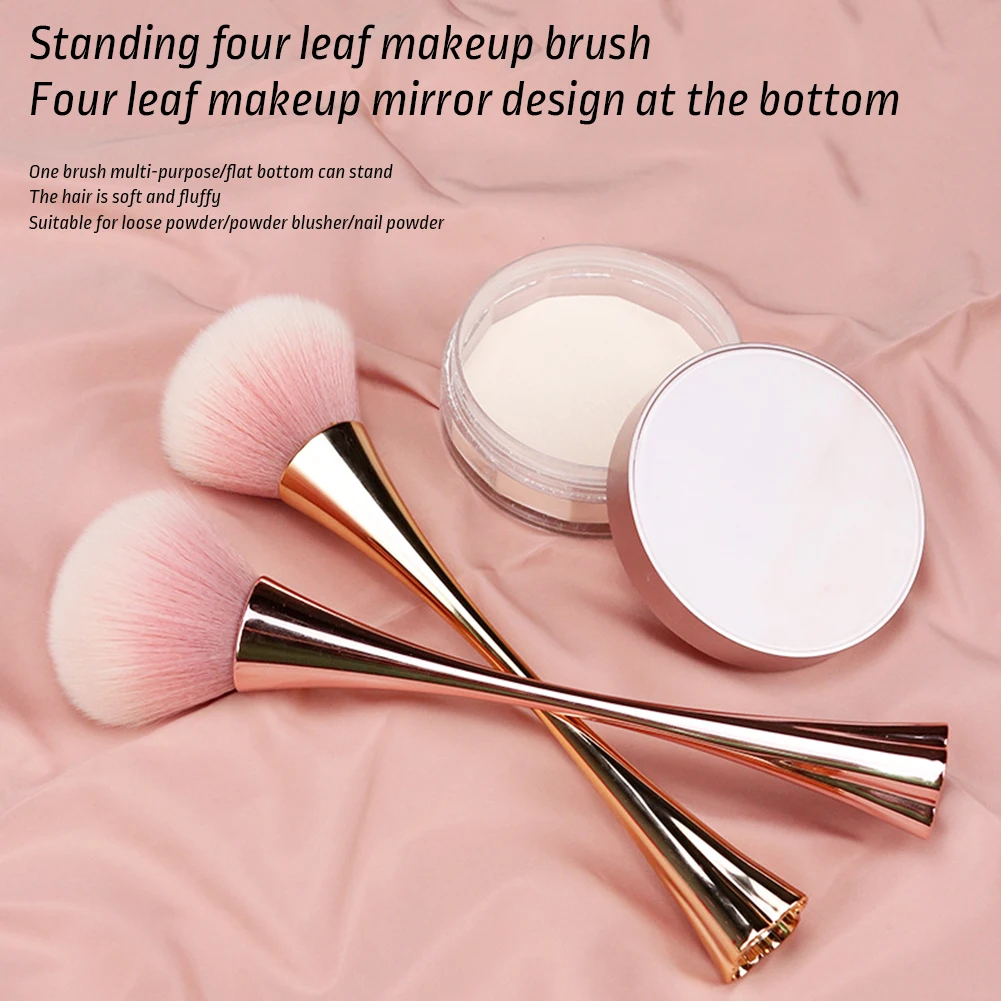 

Rose Golds Pink Goblet Loose Powder Blush Brush Highlight Blush Cosmetic Brushes Beauty Tools