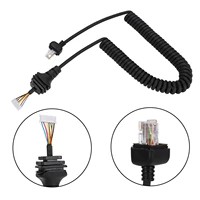 abs plastic lightweight speaker mic handheld microphone cable cord for icom hm152hm154id 880h radio