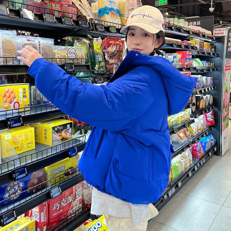 Winter cotton padded jacket women's new coat down jacket rest fashion cotton coat loose large size thickened warm women's jacket