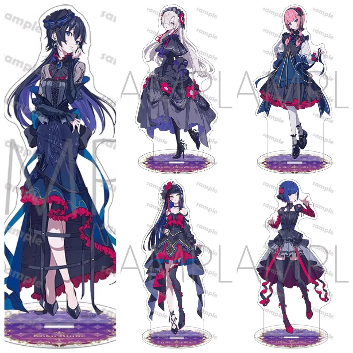 Фото Игра Morisaki Kafu Tanioki Rime Asanushi Haru Rinne Koko Acrylic Stand Doll Anime Figure Model Plate Косплей Игрушка для подарка №1