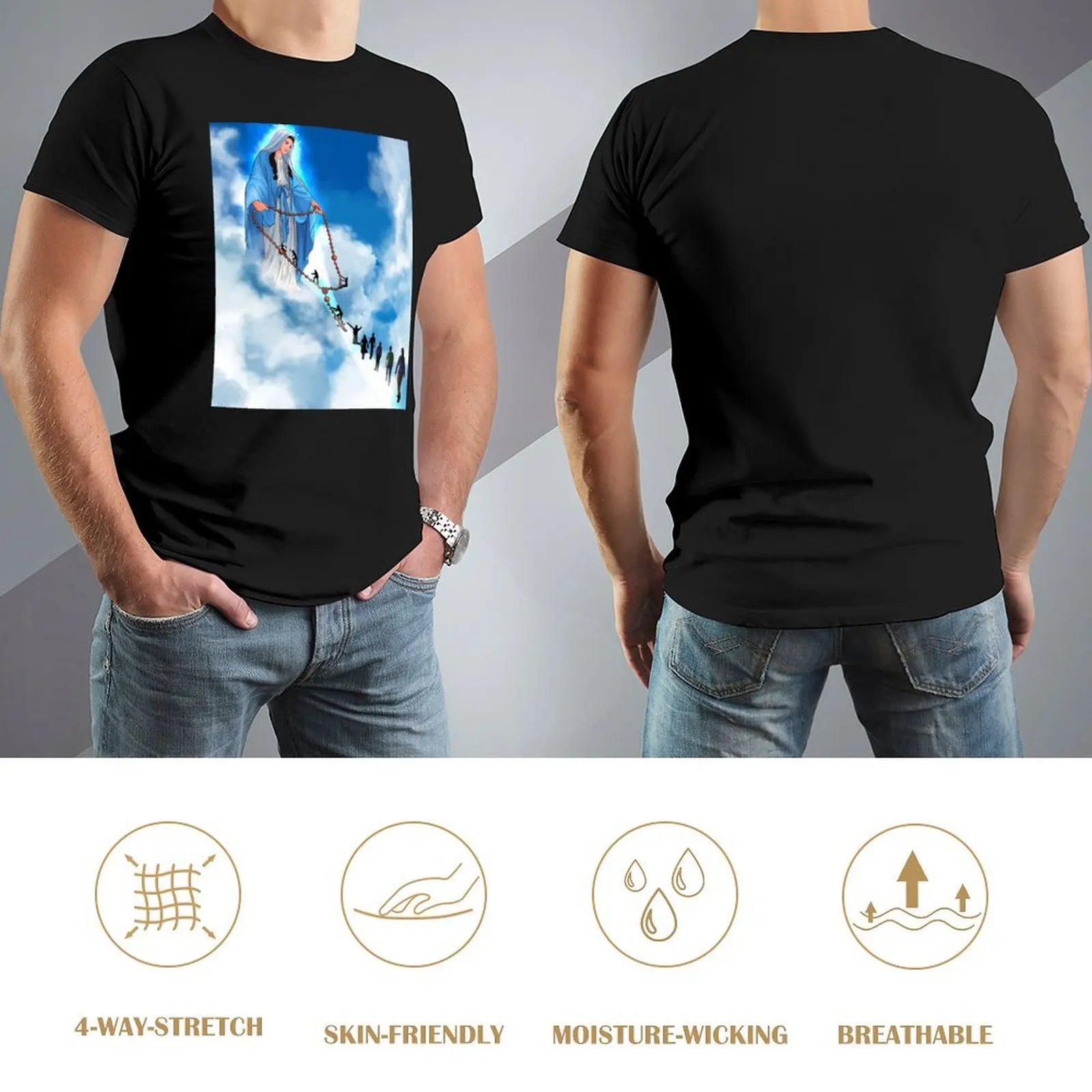 Католическая церковь Девы Марии Санта-Испада Мария Деваген Католика футболка