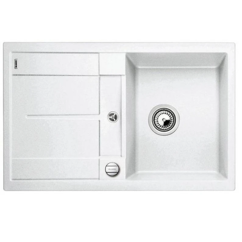 Kitchen sink Blanco METRA 45 S-F 519083 white with automatic valve Sanitary Ware for kitchen Repair and arrangement Plumbing goods home |