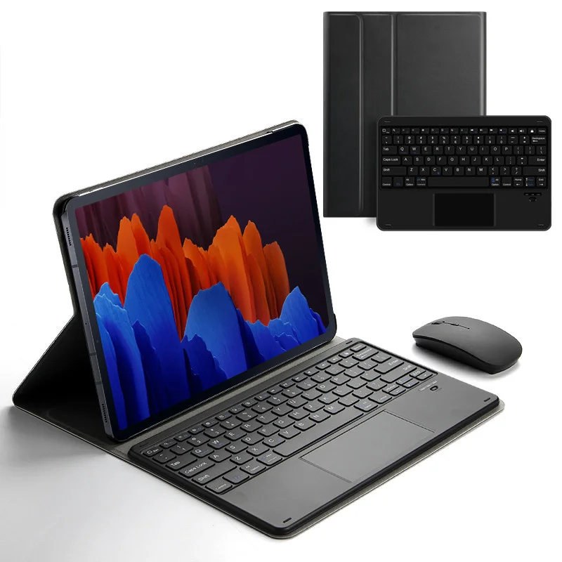 

Keyboard Case For Samsung Galaxy Tab S7 Plus T970 T975 SM-T970 SM-T979 12.4" Tablet Bluetooth keyboard Cover case with touchpad