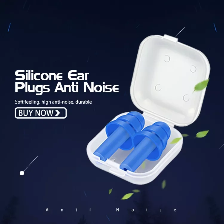 

1 3 5Pcs New Spiral Solid Silicone Ear Plugs Sleep Anti-Noise Snoring Earplugs noise cancelling For Sleeping Noise Reduction