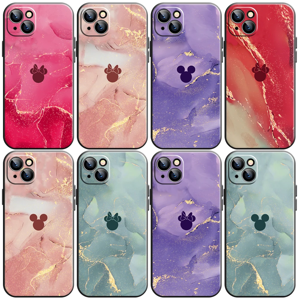 

Disney Watercolor Mickey Mouse Phone Case For iPhone 11 13 12 Pro Max 12 13 Mini X XS XR MAX SE 6 7 8 Plus Back Carcasa Coque