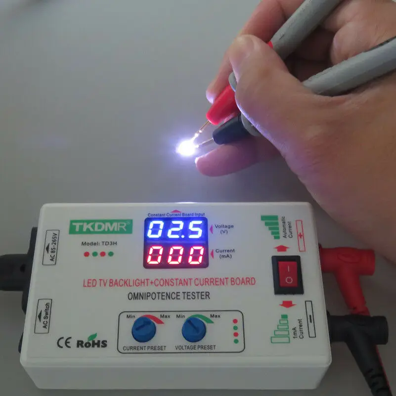 

100 шт., 3 в, 3030 мА, SMD 3030, лампы для детской подсветки телевизора
