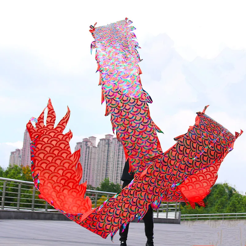 

Square Stage Performance Fitness Dragon Ribbon Dance Traditional Chinese Culture Products New Year Festival Accessories