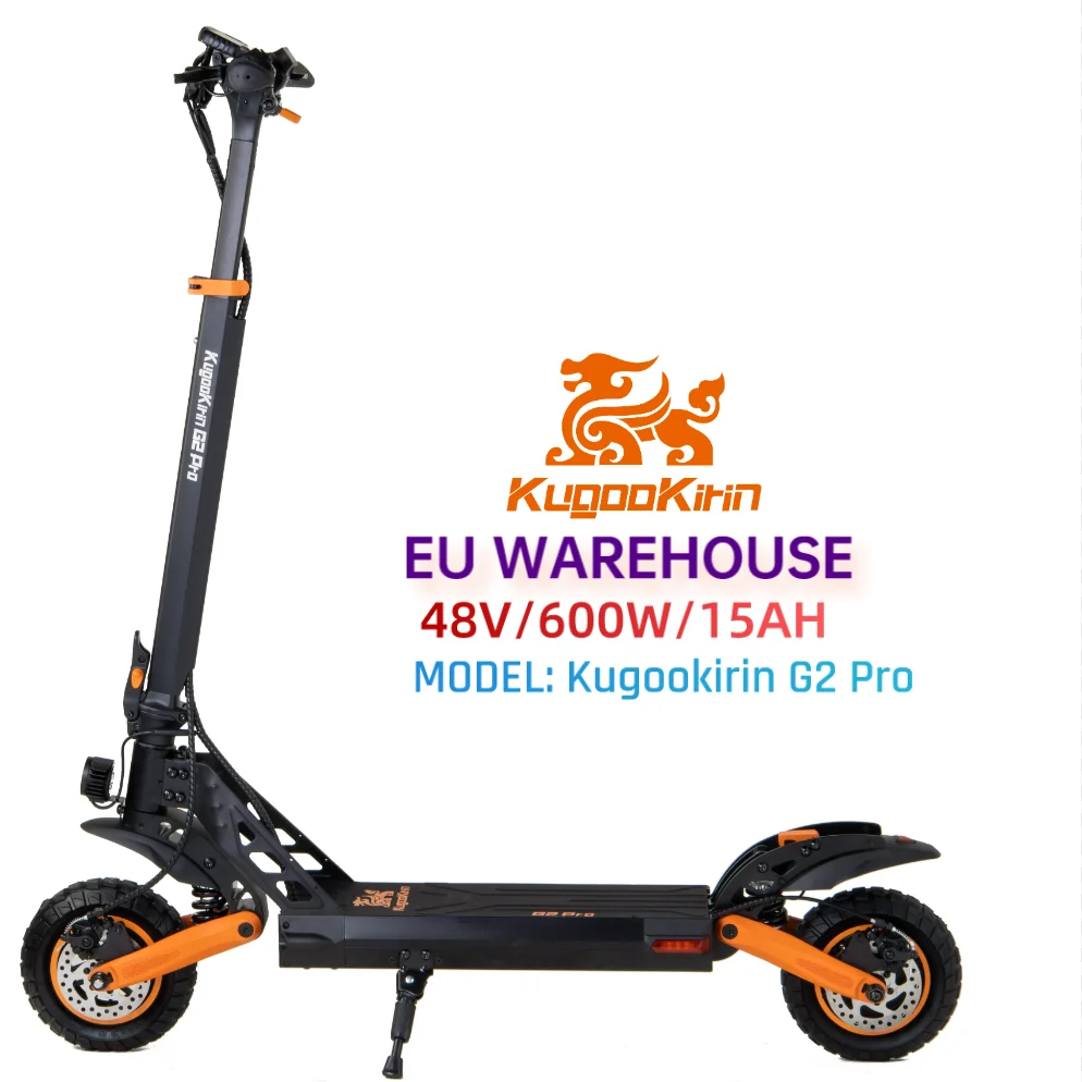 G2 PRO EU Warehouse Three-speed Adjustment 200kg Load 10 Inch Wheel Adult Electric Scooter Offroad