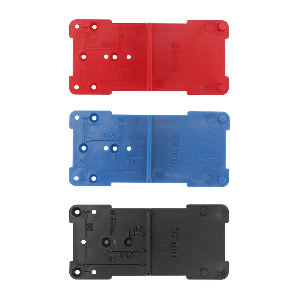 

26mm 35mm Hinge Hole Drilling Guide DIY Template Opener Locator Woodworking Tool for Door Cabinets Installation