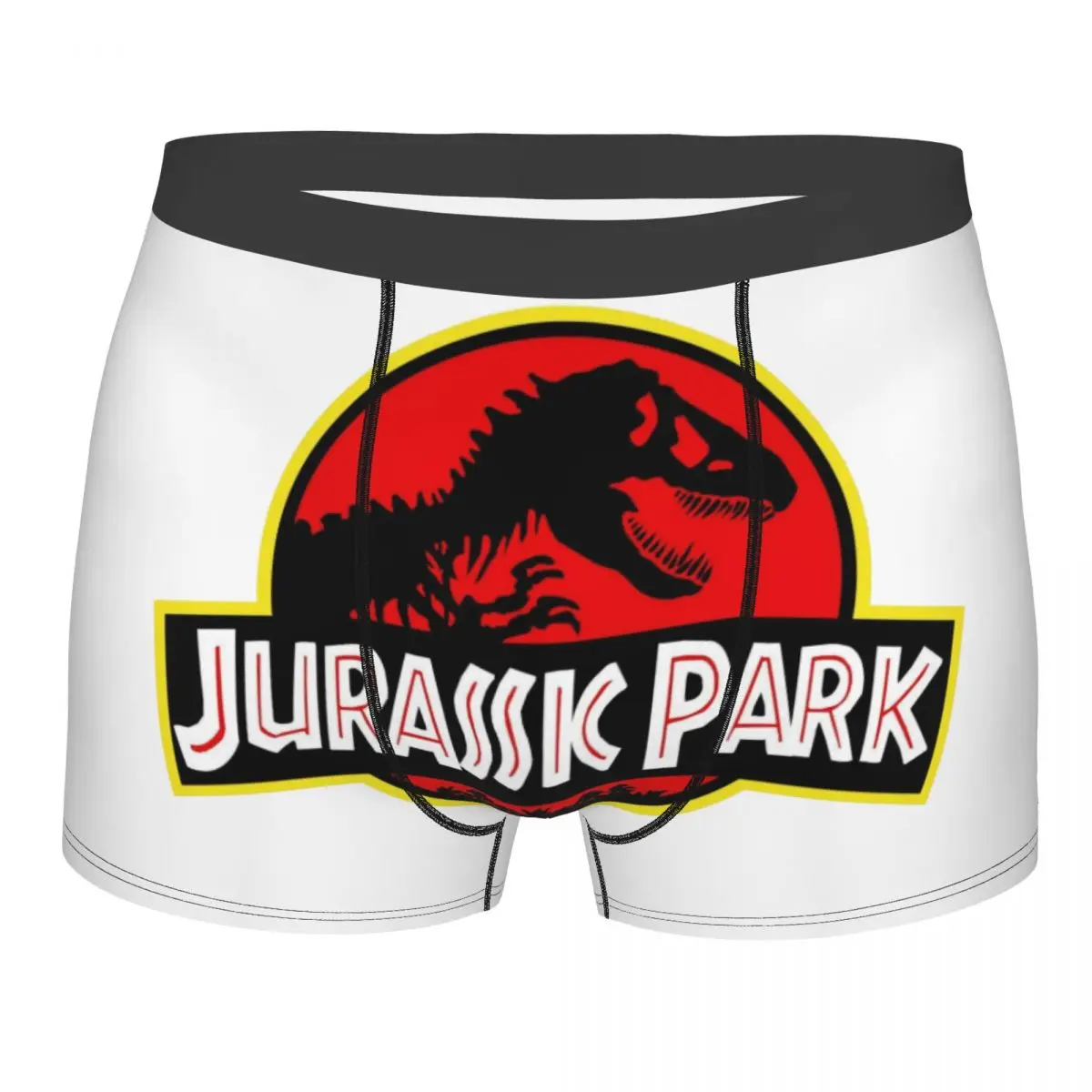 Пользовательские шорты-боксеры с парком динозавра Юрского периода мужские