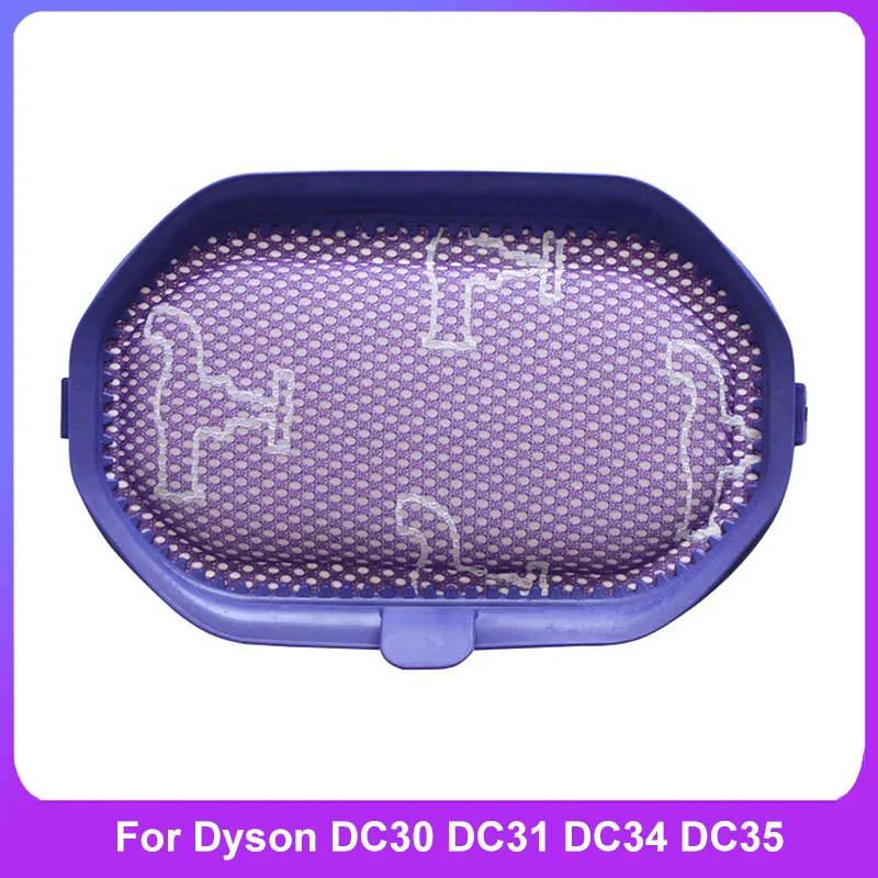 

1pcs washable Hepa Pre-Filter for Dyson DC30 DC31 DC34 DC35 DC44 DC45 DC56 Vacuum Cleaner accessories original Purple design