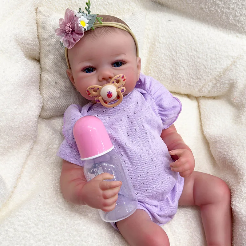 Реалистичная силиконовая кукла-реборн 19 дюймов