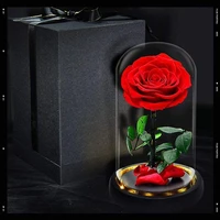 preserved fresh flower eternal led never wither rose artificial for home decor wedding romantic valentines day gift girlfriend