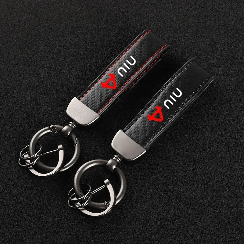 Кожаный мотоциклетный брелок Подкова Пряжка ювелирные изделия для NIU N1 M1 U1 M + NGT N1S