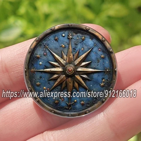 Брошь с картой мира SUFANHYD из нержавеющей стали