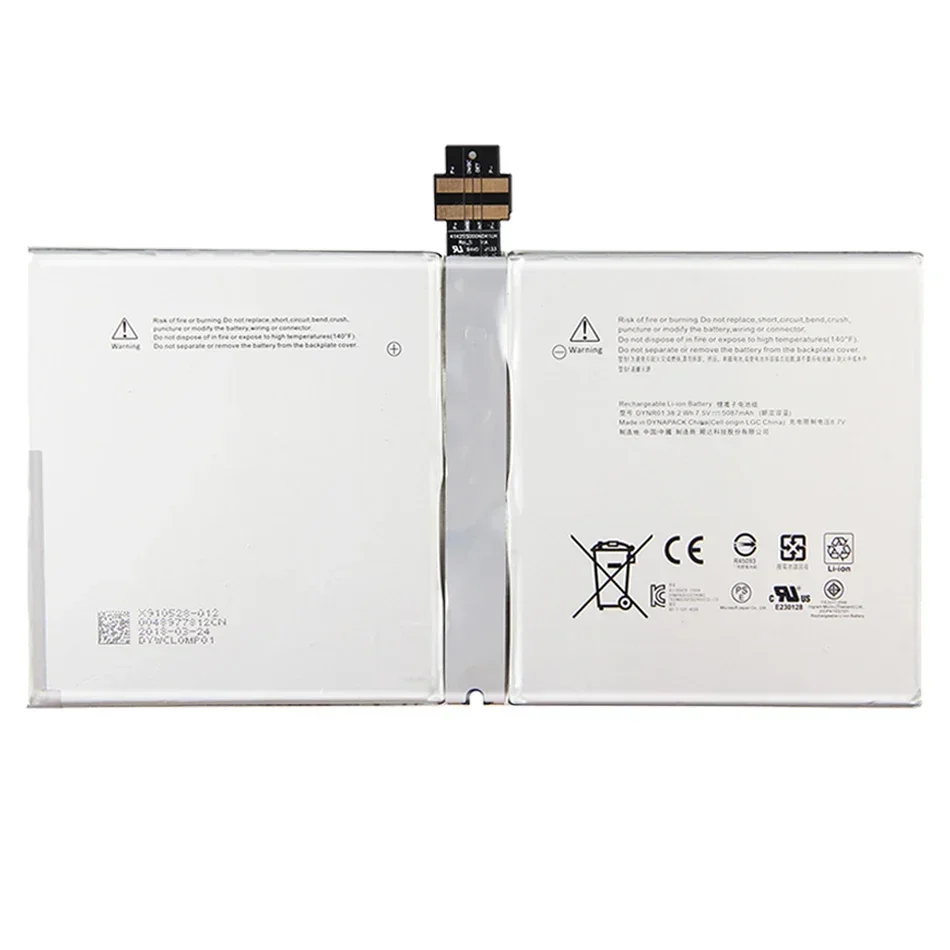 Сменный аккумулятор 5087 мАч для планшета Microsoft Surface Pro 4 Pro4 1724 12 3 дюйма 7 5 в Вт/ч