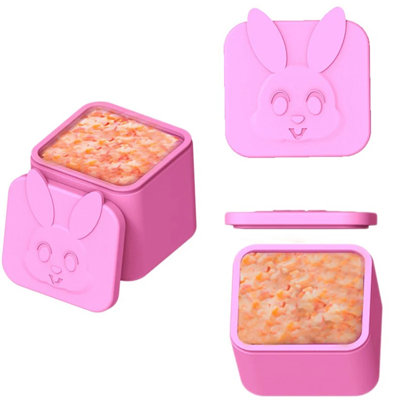 Антипригарный силиконовый Ланч-бокс для детей чашка соуса с крышкой маленький