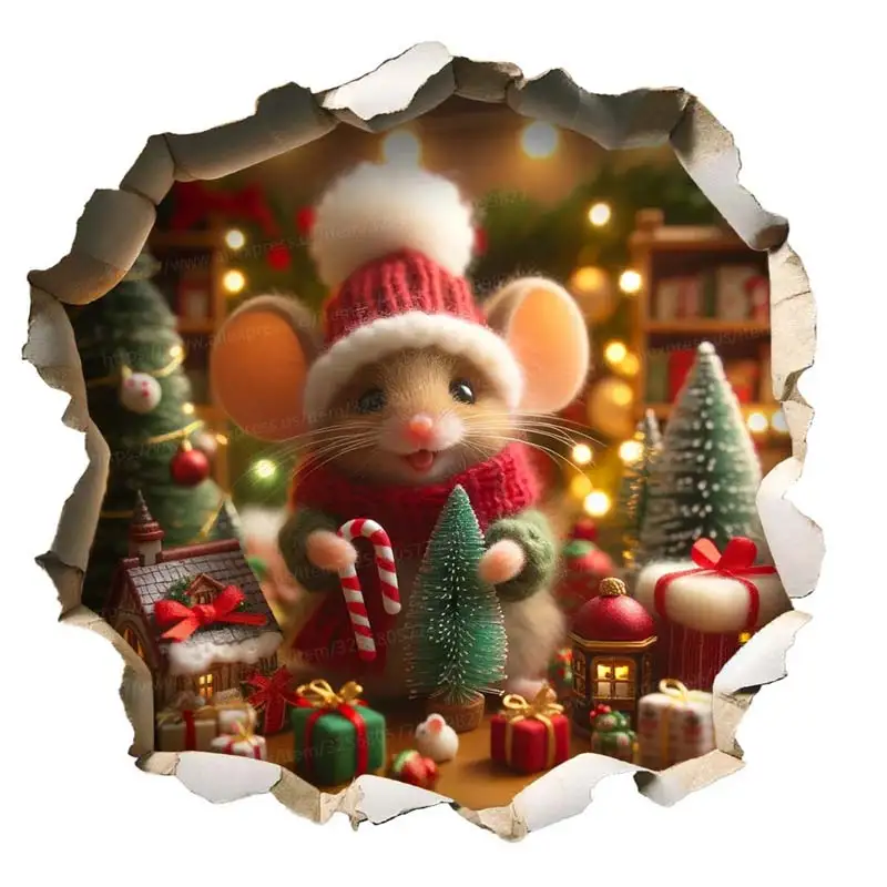 

3D наклейка на стену "Химерная мышь" M1067