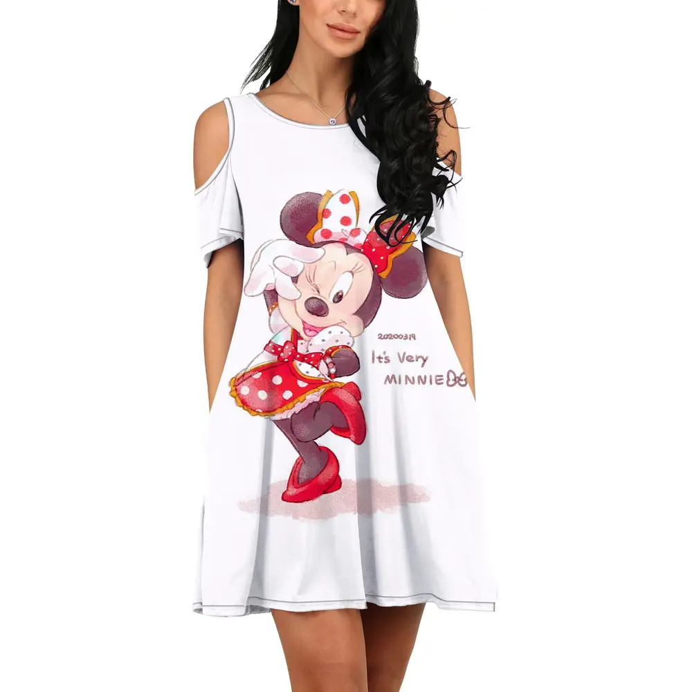 Летнее уличное платье в стиле Харадзюку новое повседневное Привлекательное с 3D