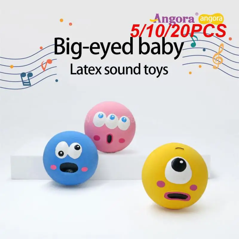 5/10/20 шт. пищалка игрушечный мяч Интерактивная кошка поставка собака футбольный