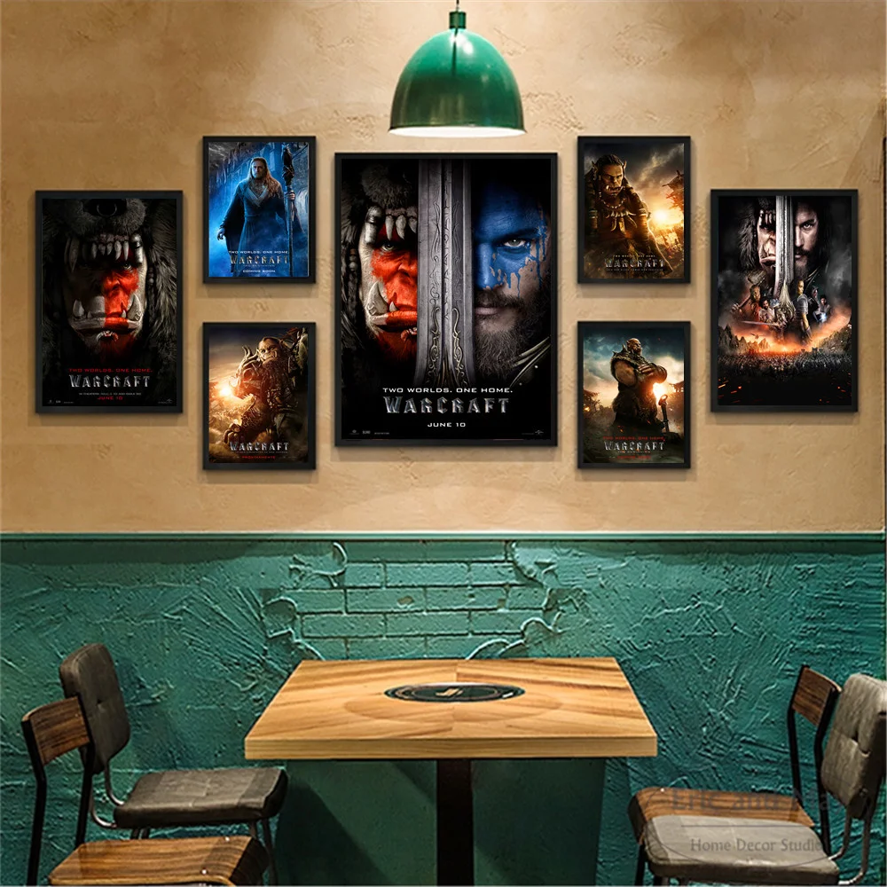 

WOW Movie War ручная работа постеры с фигурами и принты настенная Картина на холсте для гостиной украшение для дома без рамы Quadros