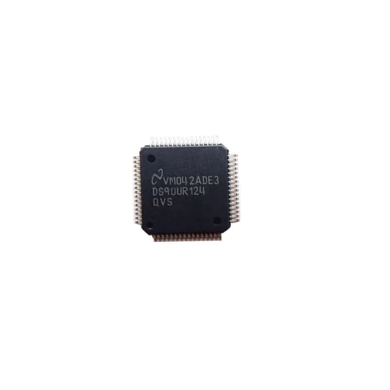 1 шт. DS90UR124QVS NOPBIC SER/DESER 5-43 МГц 24B 64-TQFP 24-битный LVDS серийный дезернизатор на плате кодирование и декодирование видео