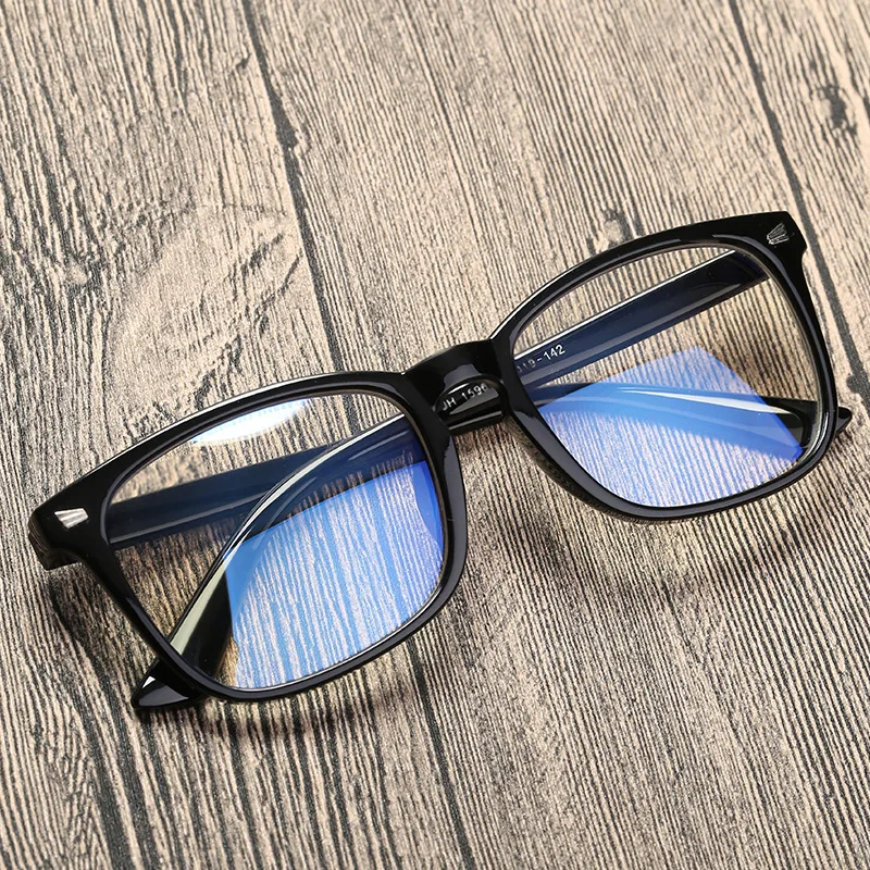 

Прозрачная оправа для очков для компьютера, Мужские квадратные очки с защитой от синего света, очки с блокировкой, оптические очки, очки