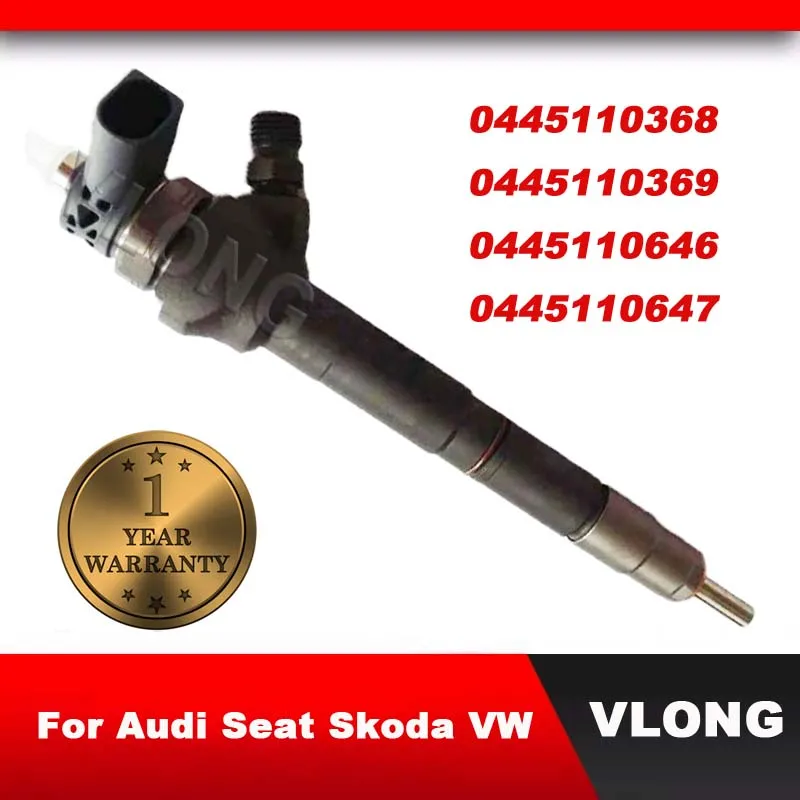 

Genuine Diesel Fuel Injector 0445110368 0445110369 0445110473 0445110647 0986435166 03L130277J 03L130277Q 03L130855CX For Audi