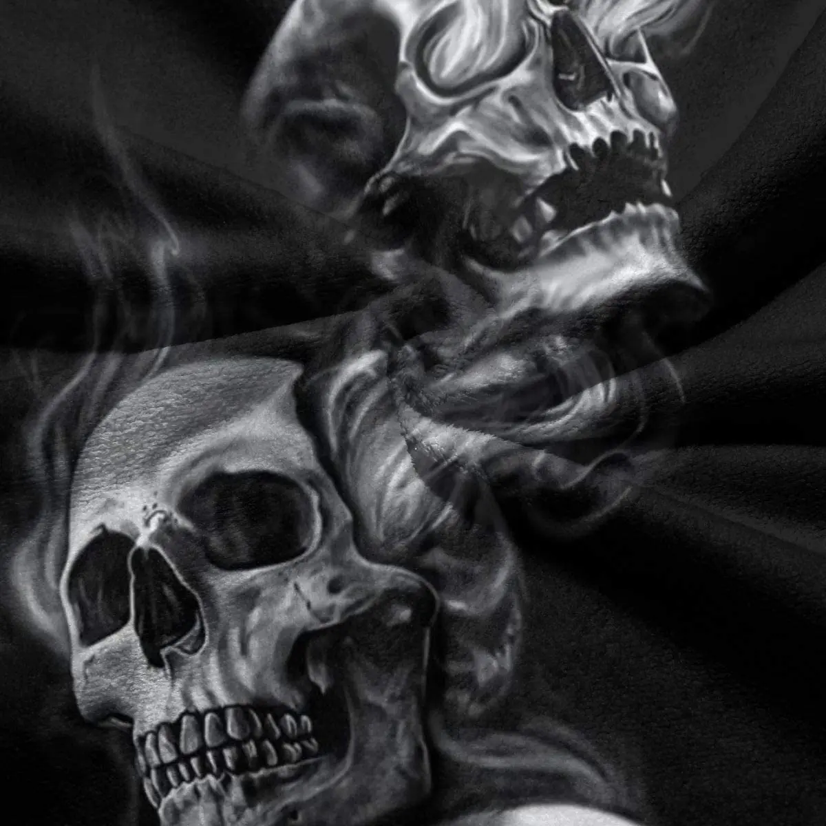 Роскошные полотенца для рук Smoke Skull ультрамягкое Хорошо Впитывающее