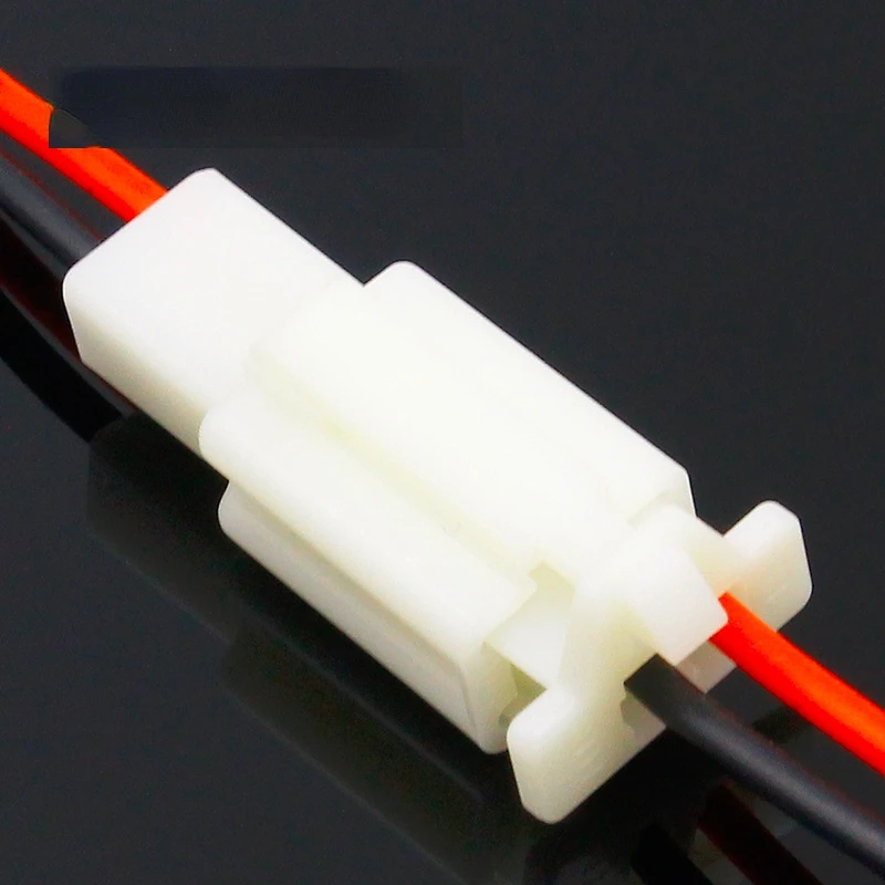 

1 комплект 2-контактных коннекторов для электрических проводов, автомобильные коннекторы с кабелем, общая длина 21 см