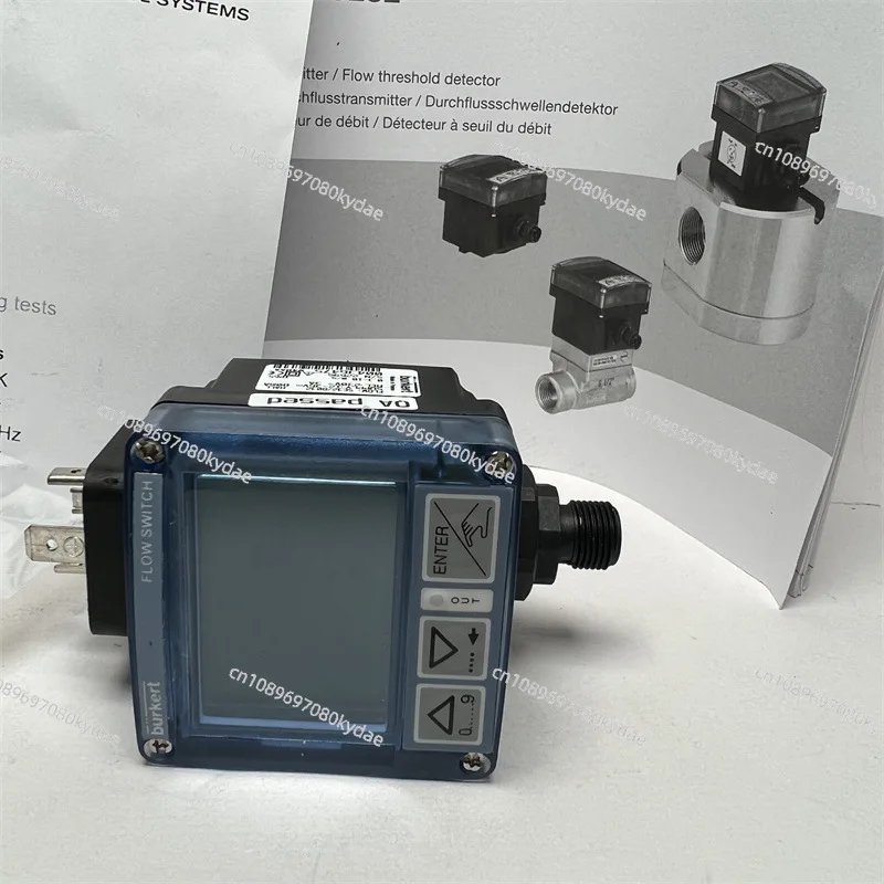 Расходомер турбины Burkert Se32 8032 потока S/n латунные инструменты из нержавеющей стали