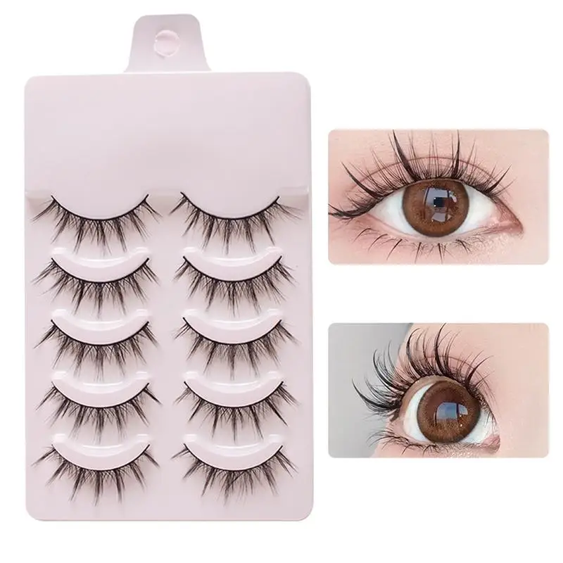 

Накладные ресницы ручной работы, натуральный вид, накладные ресницы, длинное расширение, искусственные декоративные ресницы для косплея дл...