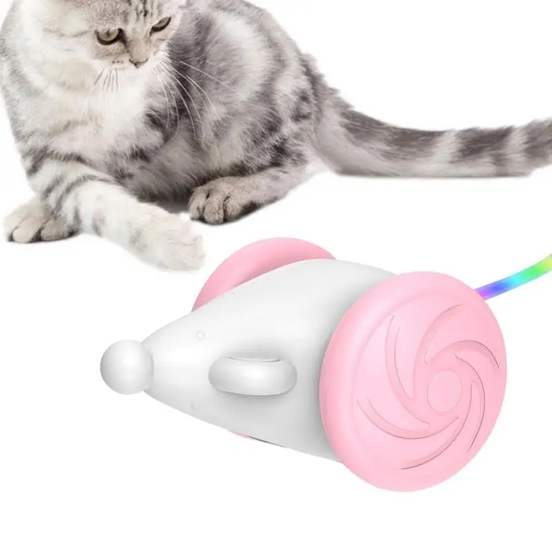 

Интерактивная подвижная кошачья мышь, игрушка для домашних кошек, интерактивные кошачьи игрушки, мыши для домашних кошек, котят, USB