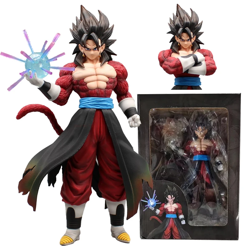 

Dragon Ball GT Vegeto Figure 29.5cm Super Saiyan 4 Vegetto Anime Figurine 2 Bodies PVC Statue Collectible Model Decor Toy Gift