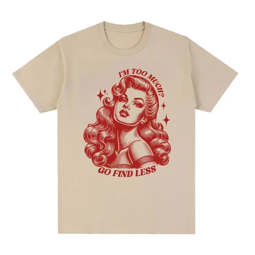 Футболка Мужская/женская оверсайз из 100% хлопка в стиле ретро