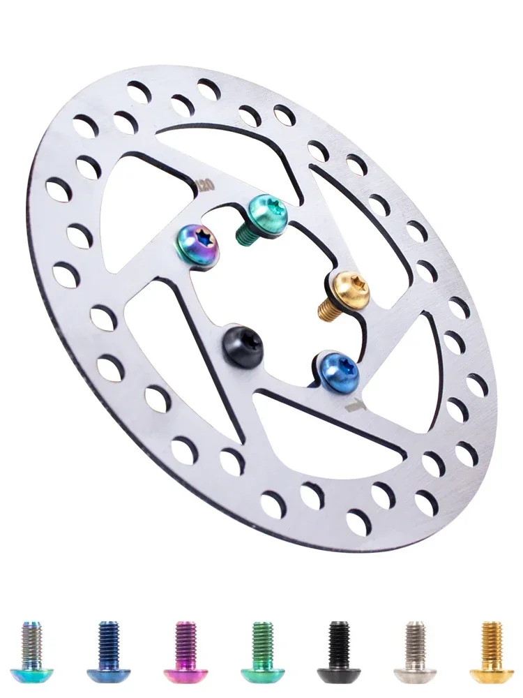 Титановый винт для ротора дискового тормоза m5x10 мм электрического скутера