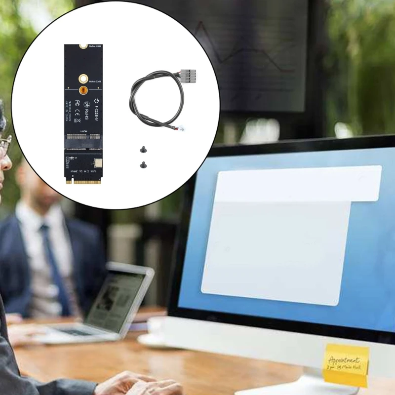 Адаптер M2Wireless Card to NVME для портативного компьютера M-Key A+E Key или E-Key Dropship