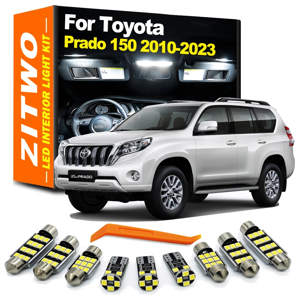 16 шт. лампочка для внутреннего чтения автомобиля Toyota Prado 150 LC150 2010- 2018 2019 2020 2021 2022