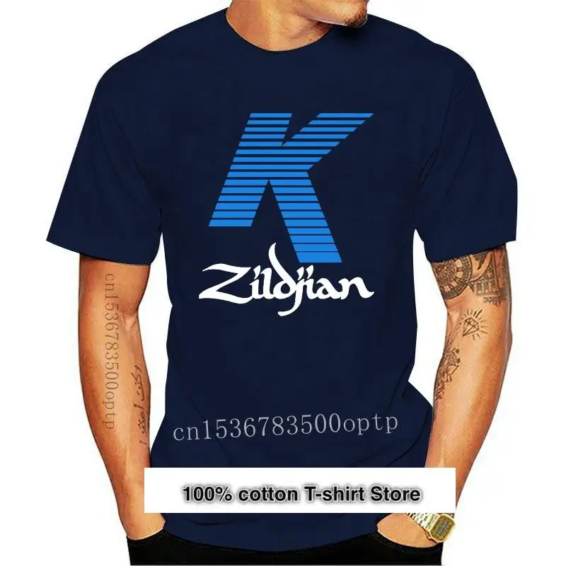 

New Fashion Regular Cotton Zildjian K Percussion Drums Cymbal Logo Black Short Sleeved Mens Tshirt